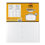 Тетрадь 12л., клетка, Erich Krause скрепка, блок офсет, мелован. картон "Funny Kittens", 5 дизайнов