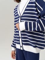 Кардиган для девочки в школу AT1010 сапфировый