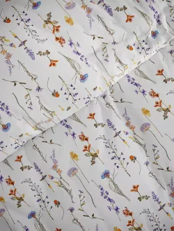 Наволочка комплект 2шт Полисатин Мечта "Flora" 40x60 см на молнии