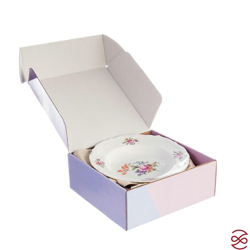 Набор тарелок глубоких 22.5 см Repast Мейсенский букет (6 шт)