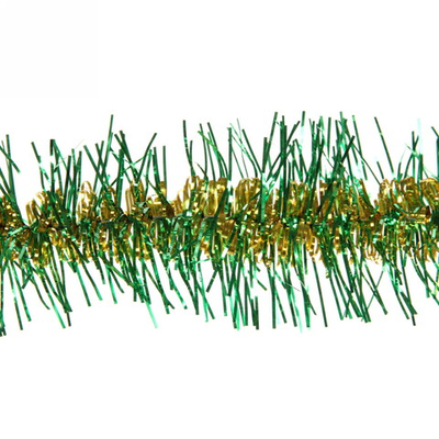 Мишура 2м, фонарик 5 см, зеленый