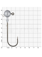 Джиг-головка для рыбалки BKK Round Elite-Stinger Eye Bait Keeper, размер крючка 12/0, вес 25г, 2 шт.