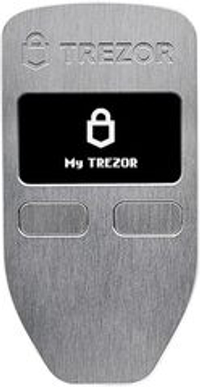 Trezor Model One — Limited Aluminum Edition Оригинальный аппаратный криптокошелек. Безопасность Bitcoin, хранение и управление тысячами монет и токенов. Быстрая и простая настройка (металлик)