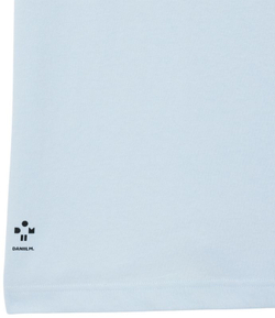 Мужская теннисная футболка Lacoste Tennis x Daniil Medvedev - небесный