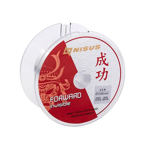 Леска FORWARD Invisible 0,261mm/300m Nylon Transparent (N-FI-0261-300) Nisus