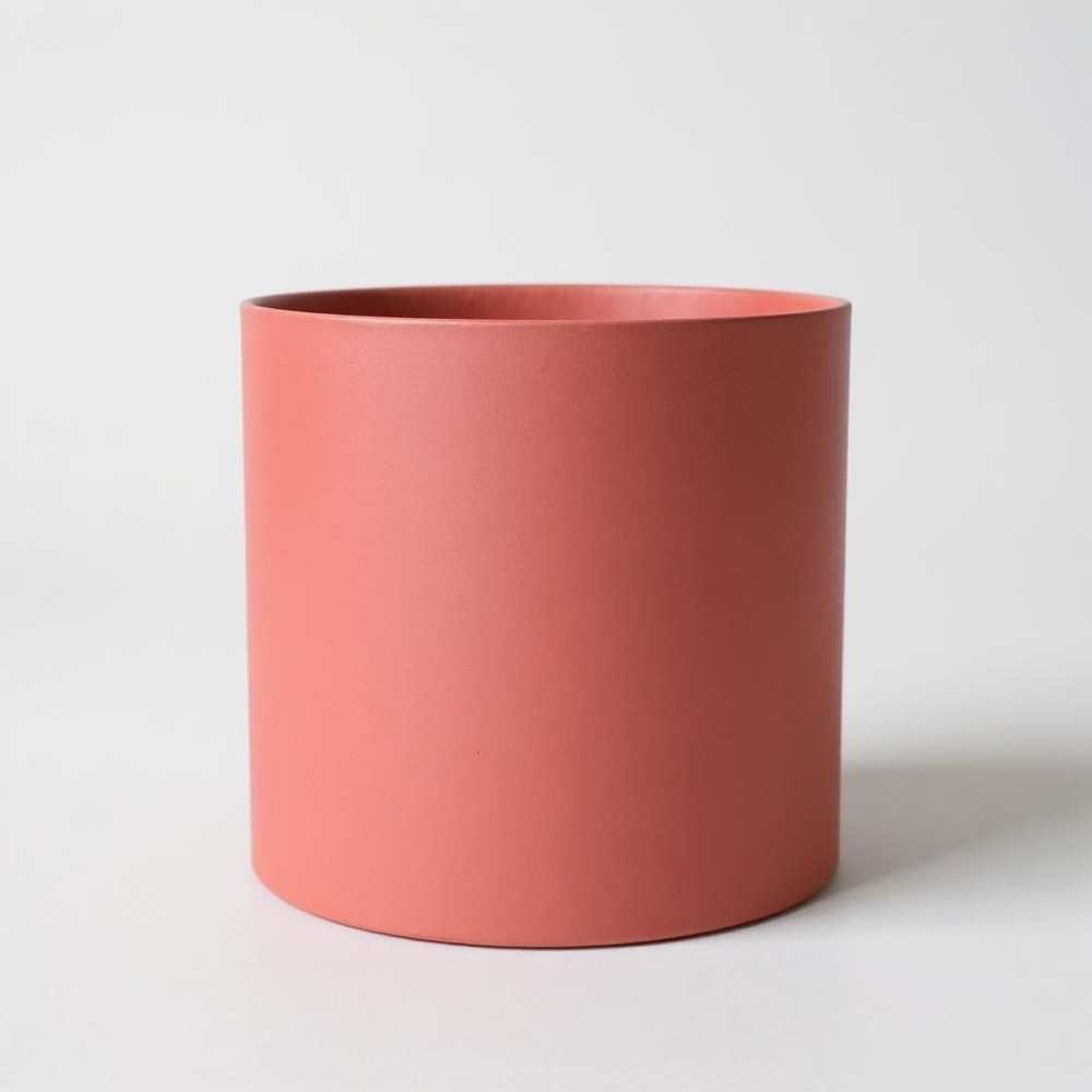 Шляпная коробка без крышки с лентой 14х14см Цвет; Розовый.