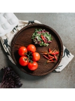 Поднос из древесины сосны