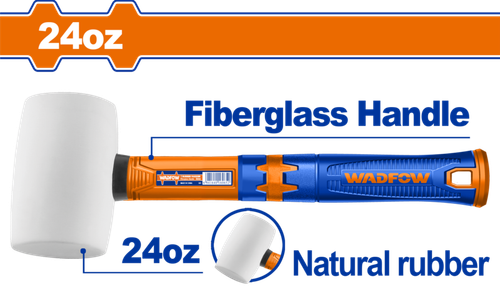 Киянка резиновая белая 660 гр (6/24) WADFOW WHM7308