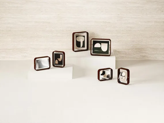 Фоторамка двусторонняя bellwood, 16х22 см, состаренный орех