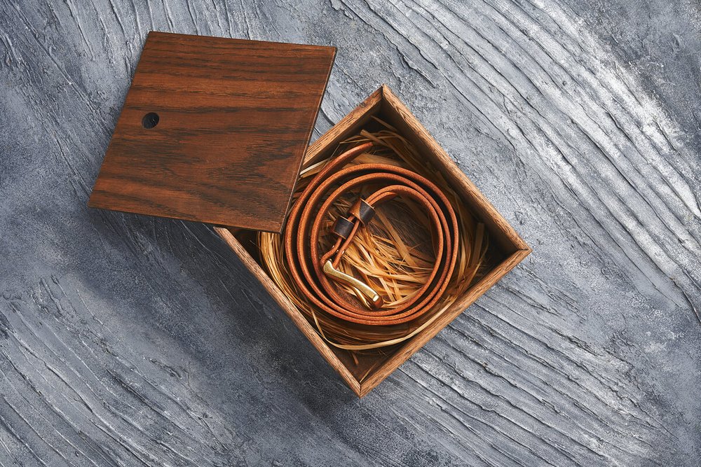 Ремень из гладкой итальянской кожи, цвет «хаки» (камуфляж), латунная пряжка