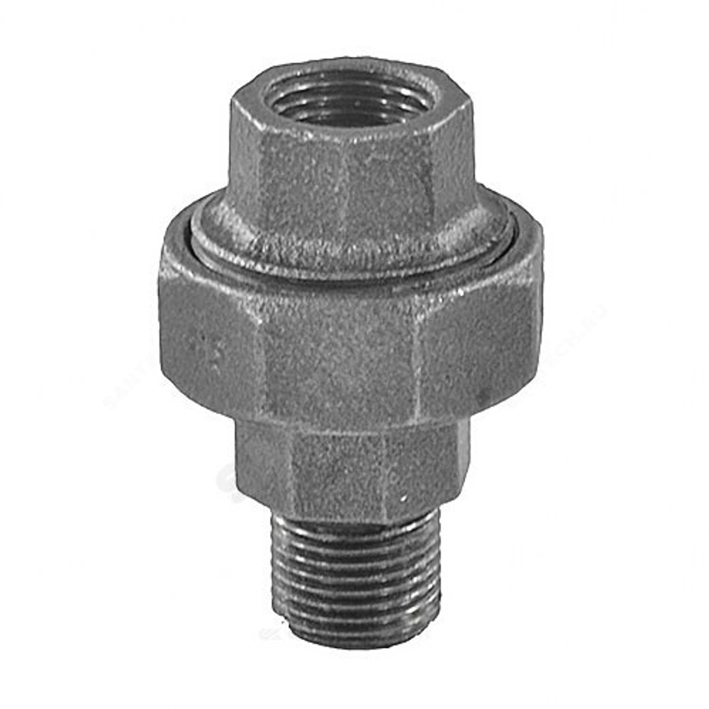 Соединитель прямой американка чугун Ду 20 (3/4") ВР/НР Fittex PLUS