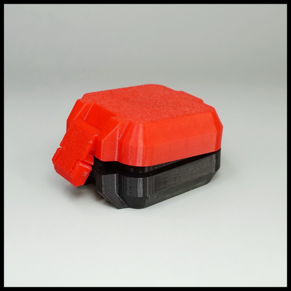 Бокс для хранения бусин , красный верх