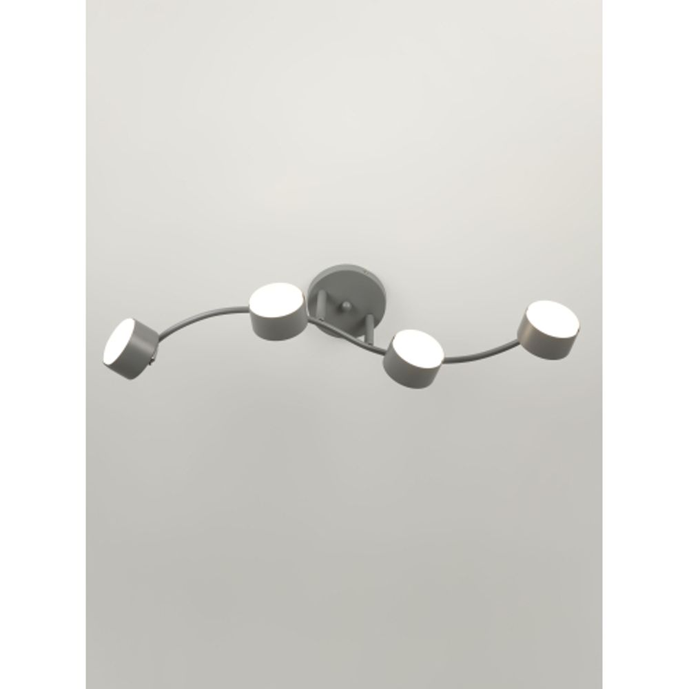 Светильник настенно-потолочный спот Rivoli   7077-704 4хGX53 15 Вт поворотный