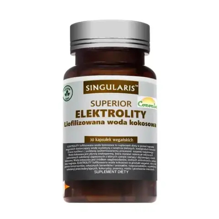 Singularis Superior Electrolytes - сублимированная кокосовая вода, 30 капсул