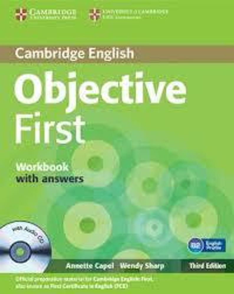 Objective First 3rd Edition Workbook with Answers with Audio CD