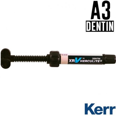 Herculite XRV Dentin A3, шприц (5гр), микрогибридный композит