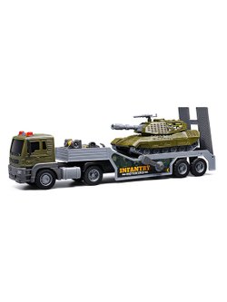 Машинка Военный Автовоз со светом и звуком (JS202E-2)