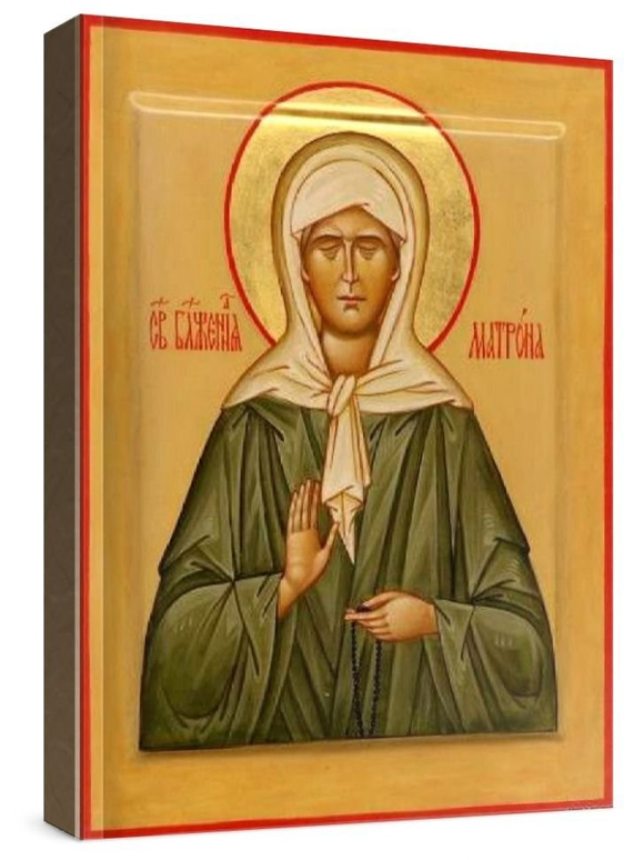 Матрона Московская (рукописная икона)