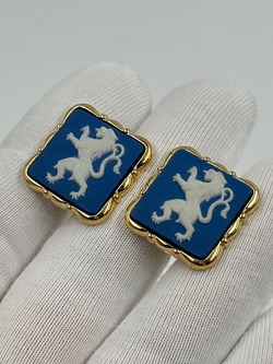 Запонки «Лев» Wedgwood
