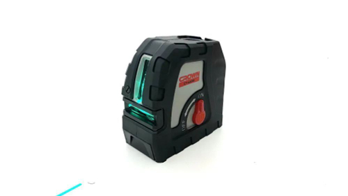 Лазерный уровень/нивелир CROWN CT44061 TB, 30м, аккумулятор, 2 зеленых луча