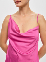 Топ бельевой из вискозы фуксия
