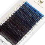 Ресницы Barbara триколор (черно-сине-фиолетовые) mix