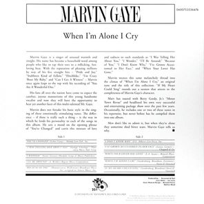 Marvin Gaye / When I'm Alone I Cry (LP)