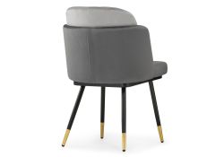 Стул на металлокаркасе Penelopa dark gray / light gray / black / gold