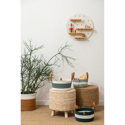 Пуф 40х40см Bergenson Bjorn Sonja светло-бежевый