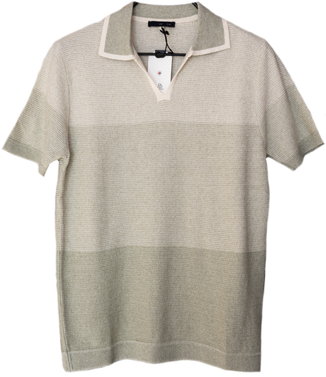 Футболка Поло из хлопка и льна MeleCL (Турция). Р-ры 46-52