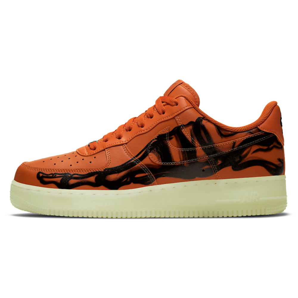 Кроссовки Nike Air Force 1 Low 07 Skeleton Brilliant Orange