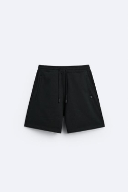 ZARA ШОРТЫ ДЖОГГЕРЫ, ЧЕРНЫЙ