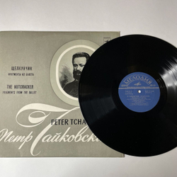 Винтажная виниловая пластинка LP П. И. Чайковский, Оркестр Большого Театра СССР, Г. Рождественский, Щелкунчик Фрагменты Из Балета (СССР 1975) (Export Made In USSR)
