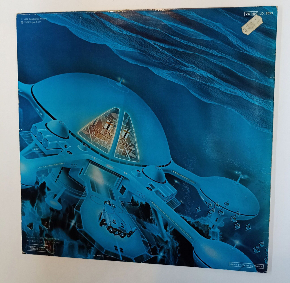 Винтажная виниловая пластинка LP Space Just Blue (France 1978) (Blue Vinyl)