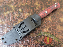 Нож STEELCLAW ЕРМАК красно-черный