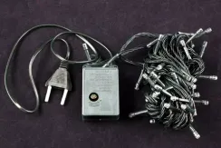 Светодиодная нить 6 м., 220V, 60 разноцветных LED ламп, контроллер, черный провод, Winner Light (m.01.5B.60-)