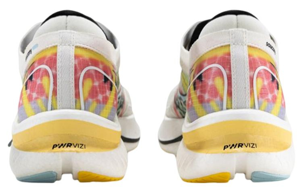 Saucony Slay Full Speed Slip Resistant Abrasion Resistant Low top Running Shoes Unisex White Red