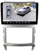 Магнитола для Hyundai ix55 2009-2013 - FarCar BX437M-360 монитор 9.5" 2K QLED на Android 13, 6Гб+128Гб, CarPlay, 4G SIM-слот, 4 камеры в комплекте