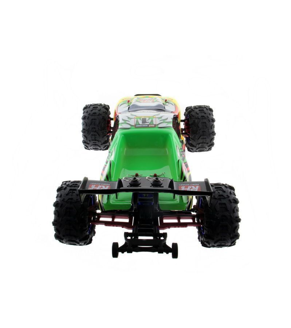 Радиоуправляемая трагги Remo Hobby EVO-R Brushless UPGRADE (зеленая) 4WD 2.4G 1/8 RTR
