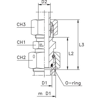 Соединение PNF DS14 36х2 B3 (в сборе)