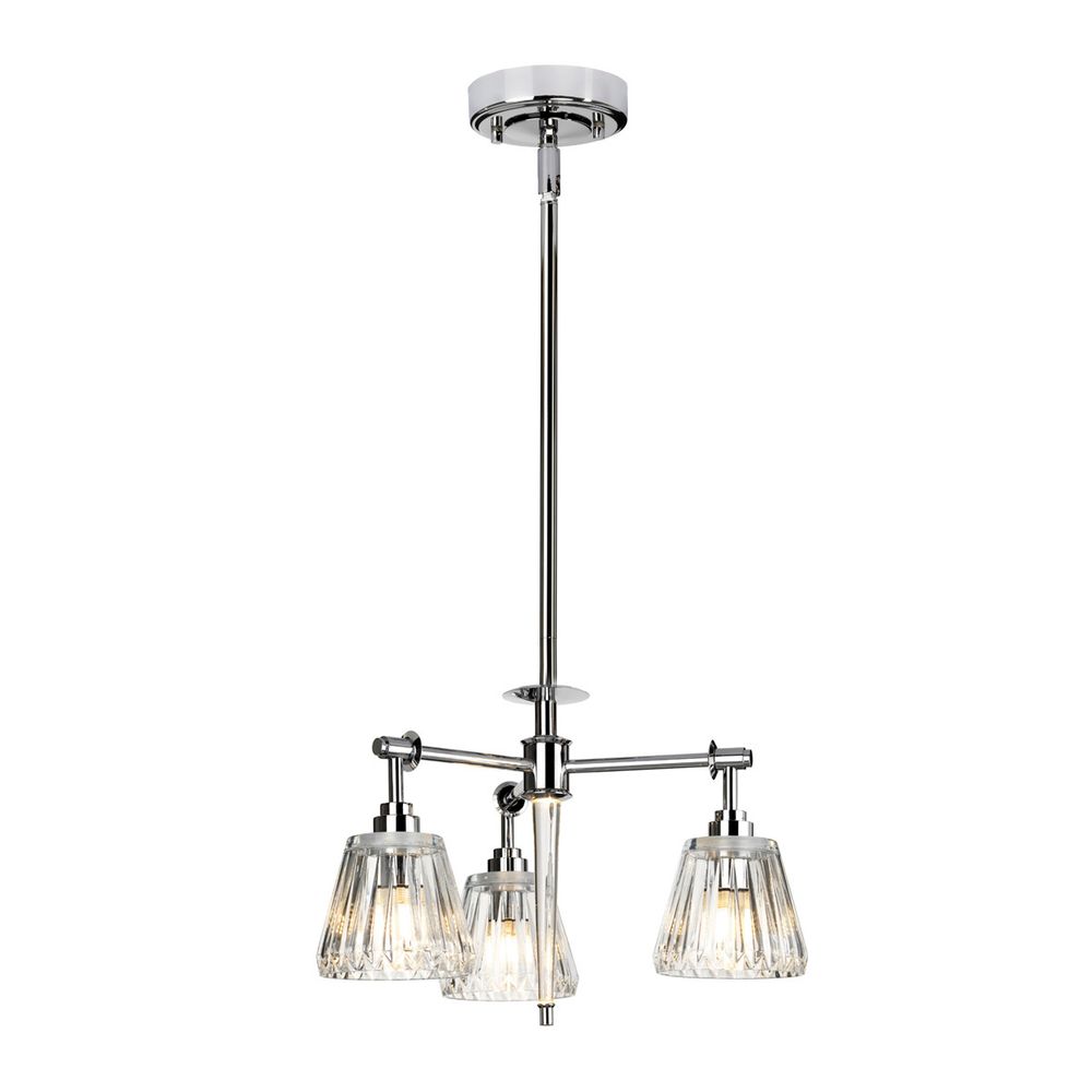 Люстра для ванных комнат Elstead Lighting BATH-AGATHA3P-PC Elstead Lighting