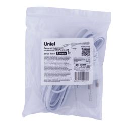 UCX-PT2-T70-300 WHITE 1 STICKER Провод для подключения светильника ULT-P7x к сети 220В. 300 см. Белый. ТМ Uniel