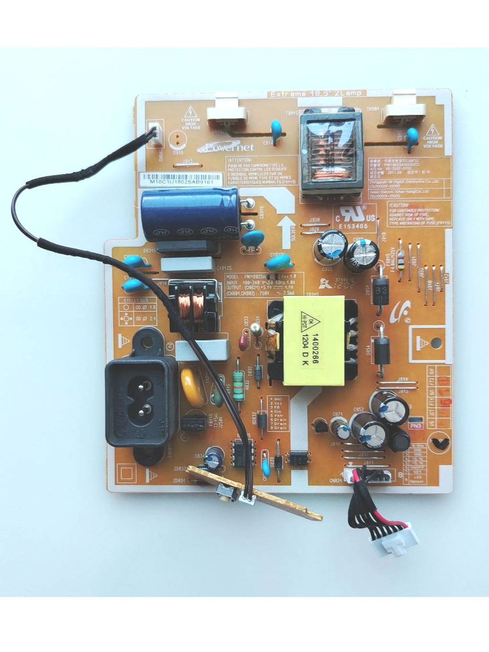 Блок питания для монитора Sams S19A10N PWI1802SA