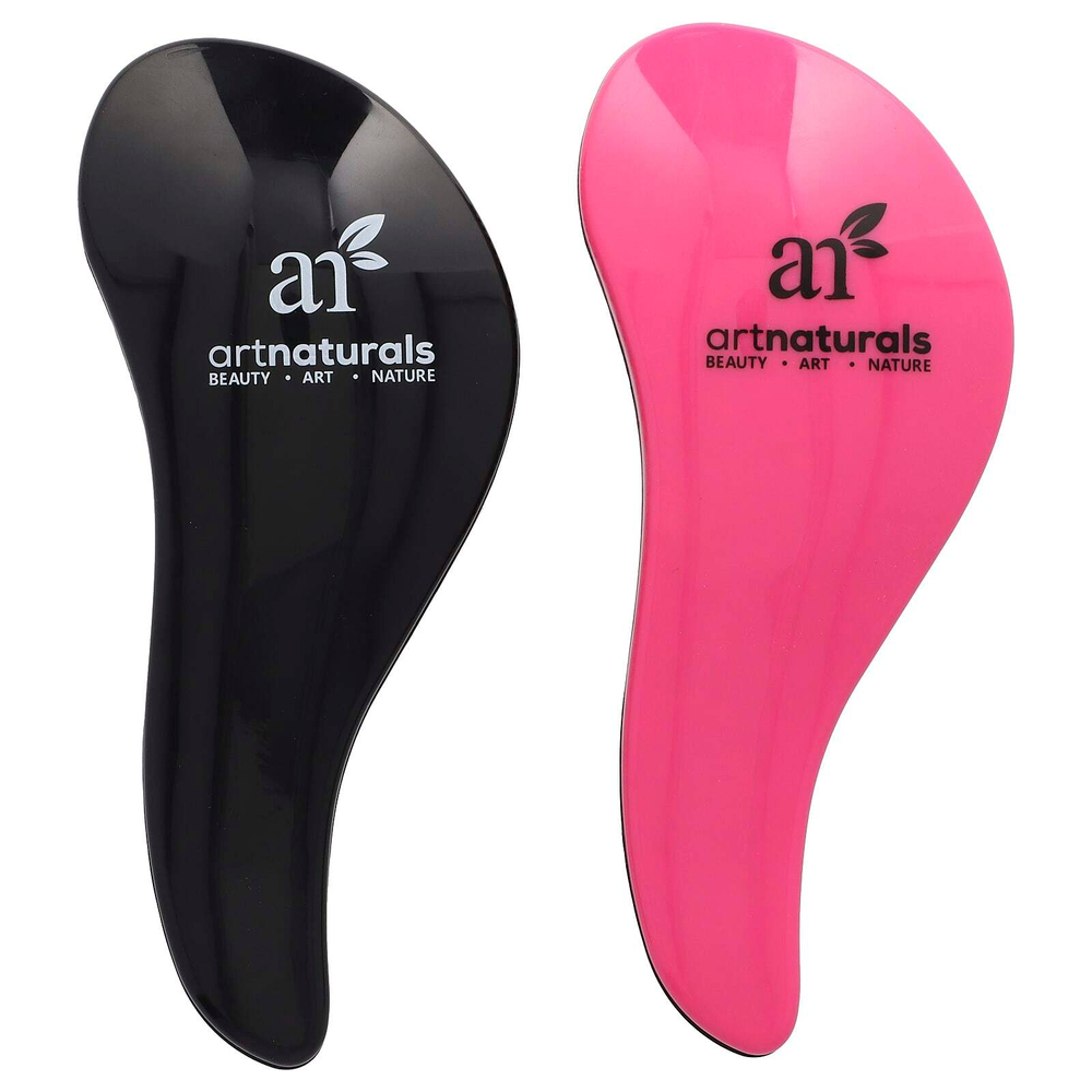 artnaturals, Расческа для легкого расчесывания волос, 2 штуки
