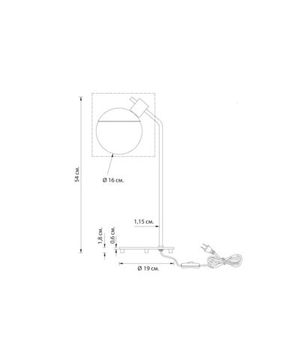 Настольная лампа “Миранда”