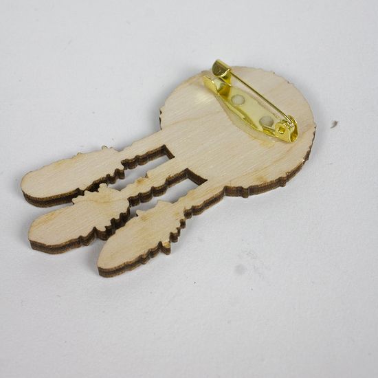 Деревянный значок. Ловец снов