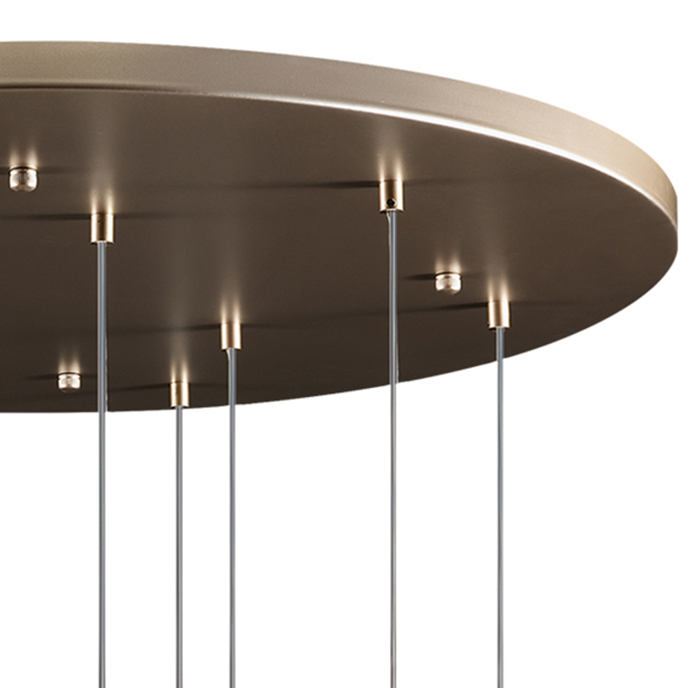 813093 Люстра GLOBO 9х40W E14 шампань/белый