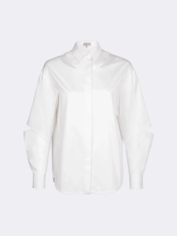 Блуза из хлопка с вырезами OLA OLA