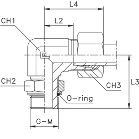 Штуцер FRG90 DL42 BSP 1.1/2 (в сборе)