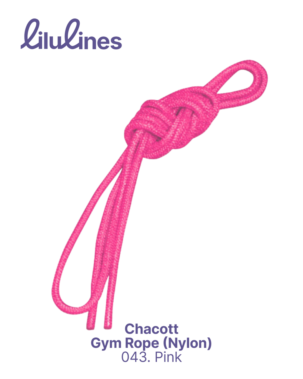 Скакалка Chacott Gym Rope (Nylon) · FIG